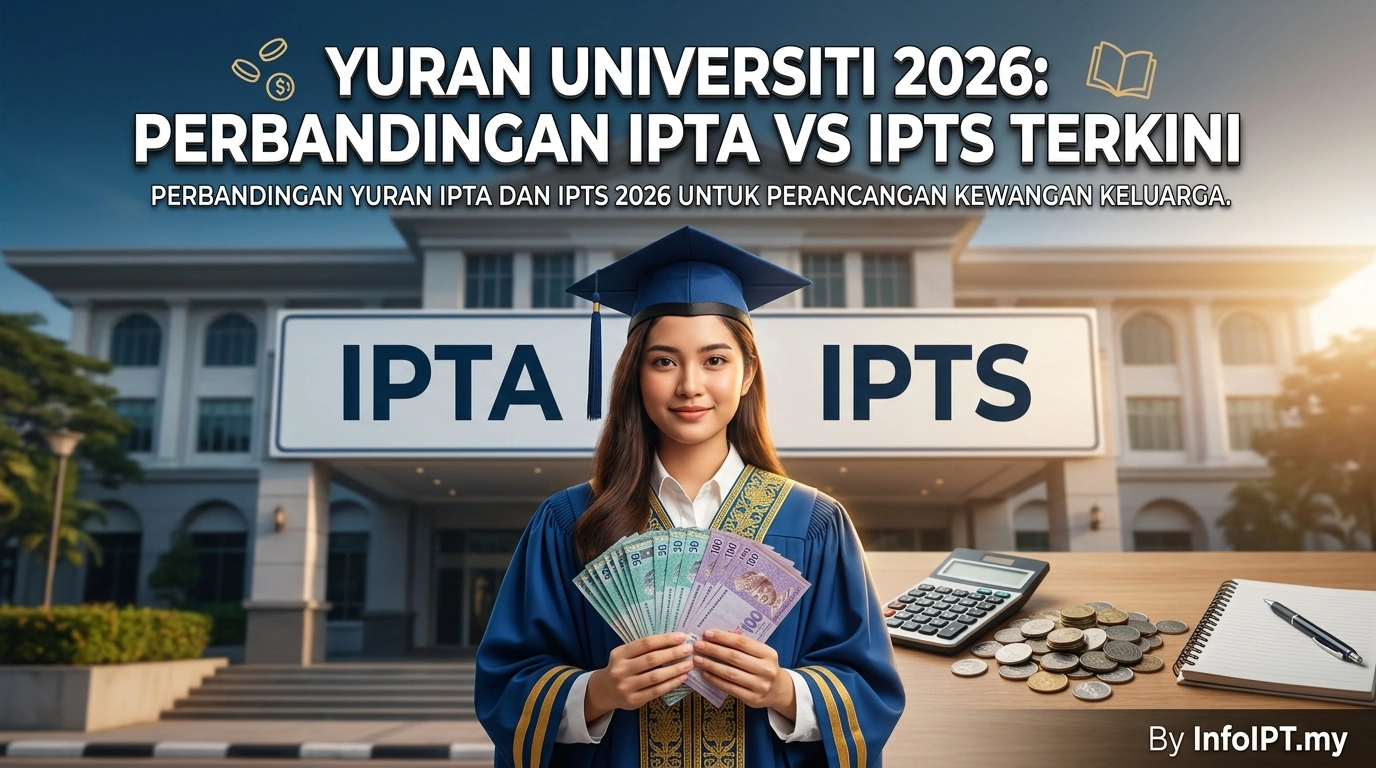 Yuran Universiti 2026: Perbandingan IPTA vs IPTS Terkini